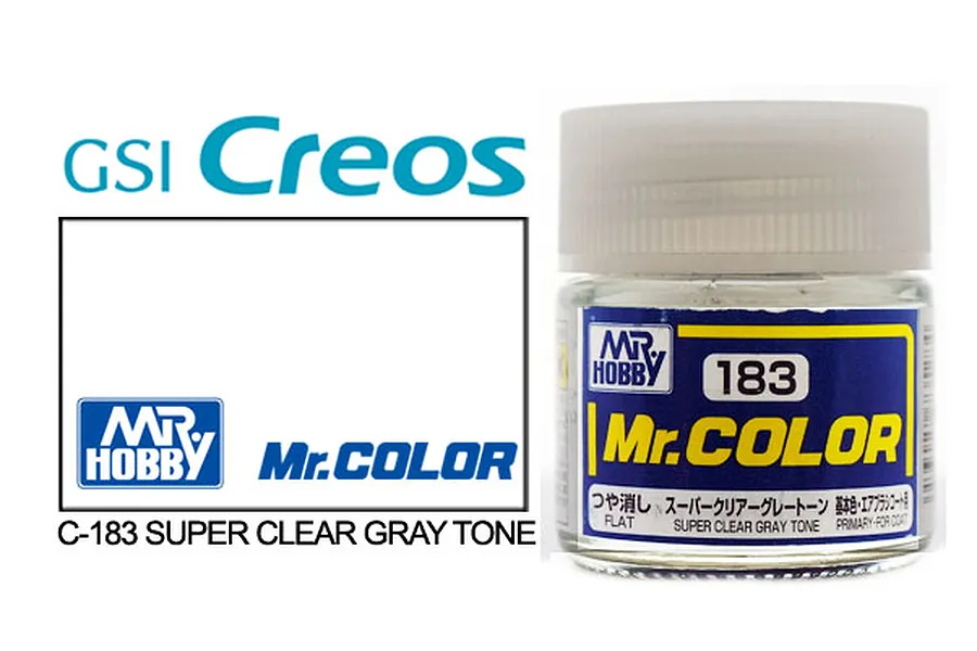 Mr Color Super Clear Grey Tone Semi Gloss Acrylic Paint 10ml image 85492