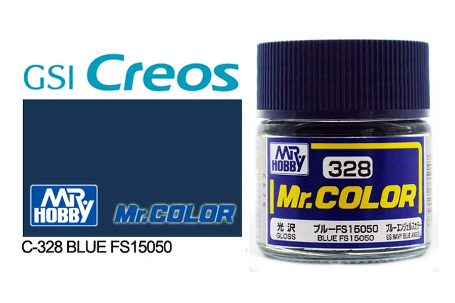 Mr Color Blue FS15050 Gloss Acrylic Paint 10ml image 85522