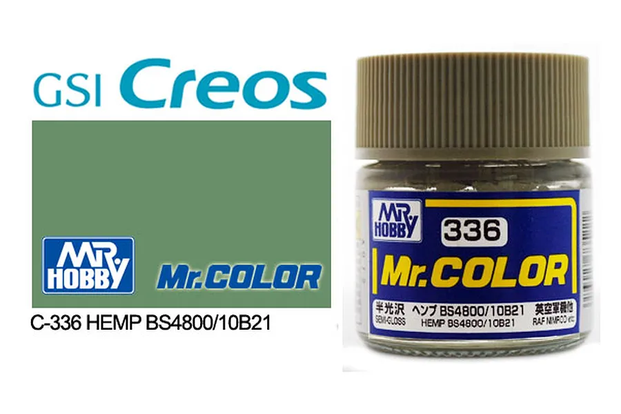 Mr Color Hemp BS4800/10B21 Semi Gloss Acrylic Paint 10ml image 85530