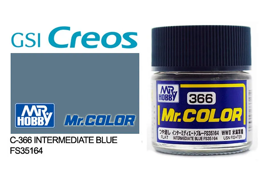 Mr Color Intermediate Blue FS35164 Acrylic Paint 10ml image 85542