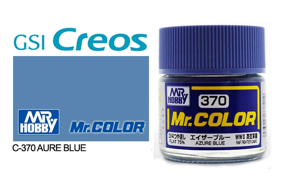 Mr Color Azure Blue Acrylic Paint 10ml image 85546