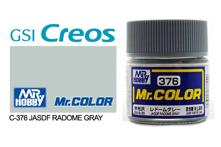 Mr Color JASDF Radome Gray Acrylic Paint 10ml image 85549