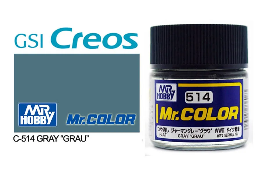 Mr Color Grey Grau Acrylic Paint 10ml image 85559
