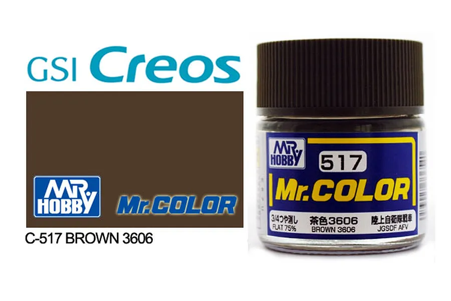 Mr Color Brown 3606 Acrylic Paint 10ml image 85562