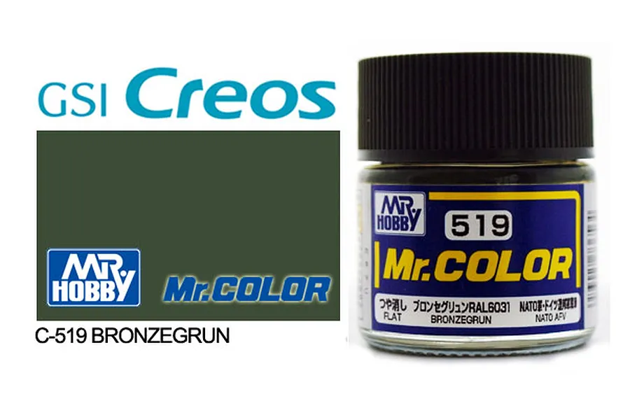 Mr Color Bronzegrun Acrylic Paint 10ml image 85564