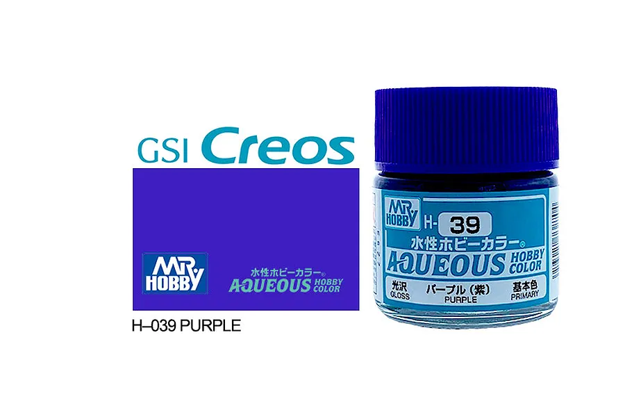 Mr Hobby Aqueous Gloss Purple Acrylic Paint 10ml image 85631