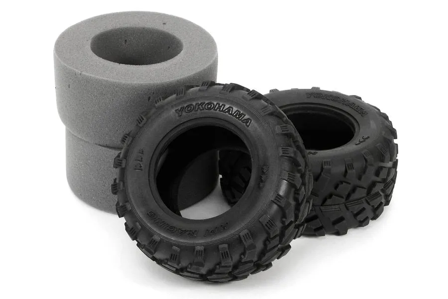 HPI 2.2&amp;quot; Yokohama Geolandar M/T Tyres w/ Foam Inserts 2Pcs image 8567