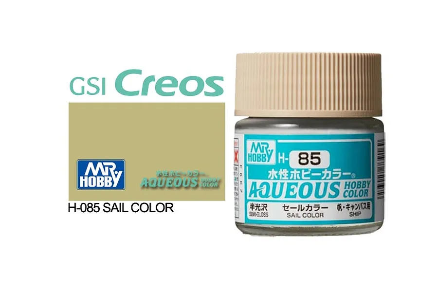 Mr Hobby Aqueous Flat Sail Colour Acrylic Paint 10ml image 85677
