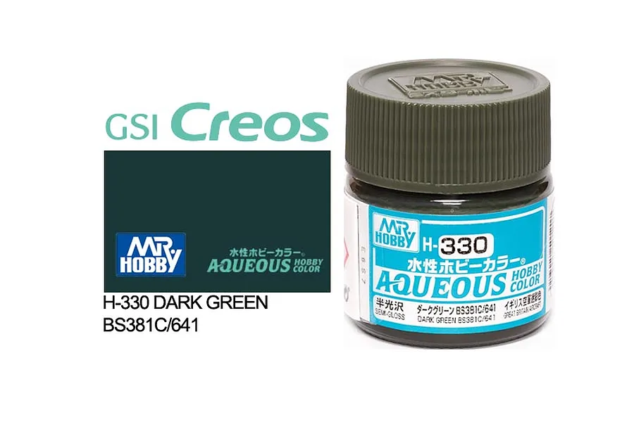 Mr Hobby Aqueous Semi Gloss BS 381C/641 Acrylic Paint 10ml image 85712