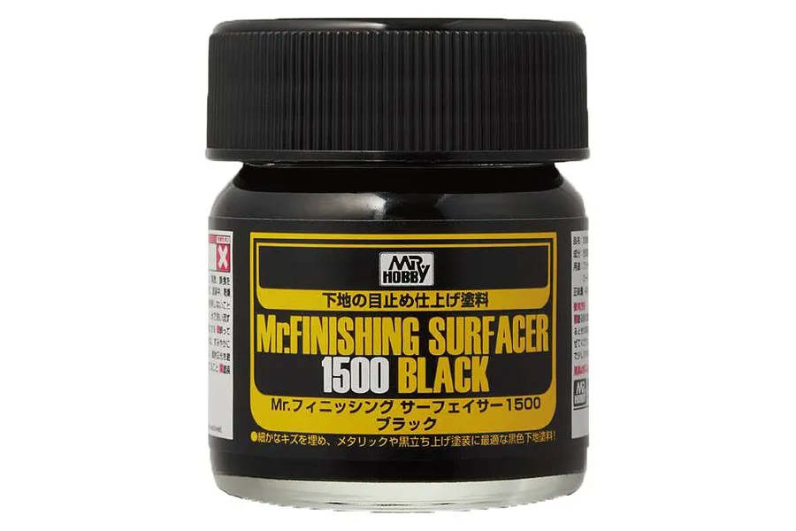 Mr Hobby Surfacer 1500 Black 40ml image 85760