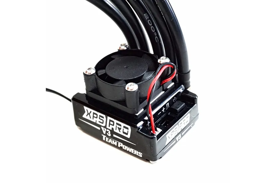 Team Powers XPS Pro V3 140A Sensored Brushless ESC w/ LED Program Card image 85794