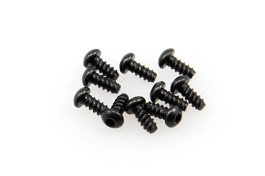 Axial 2.6x6mm Coarse Thread Button Head Screws 10Pcs image 8584