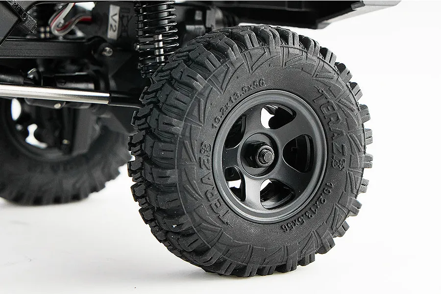 FMS FCX18 Toyota Land Cruiser 80 RC Rock Crawler Electric 4WD 1/18 Scale RTR - Grey image 85831