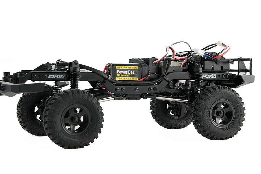 FMS FCX18 Toyota Land Cruiser 80 RC Rock Crawler Electric 4WD 1/18 Scale RTR - Yellow image 85848