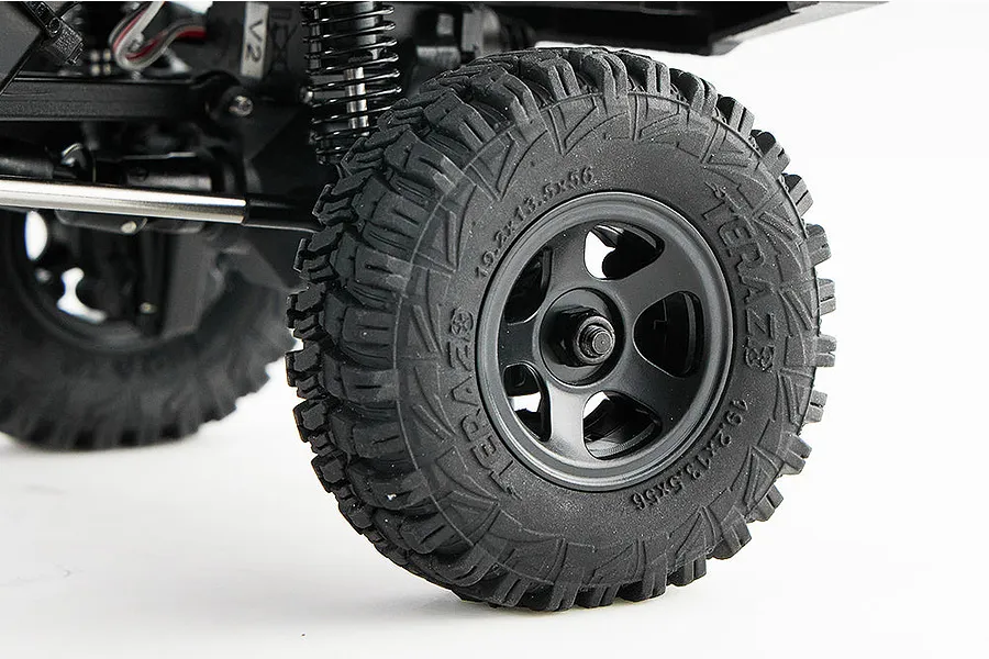 FMS FCX18 Toyota Land Cruiser 80 RC Rock Crawler Electric 4WD 1/18 Scale RTR - Yellow image 85852