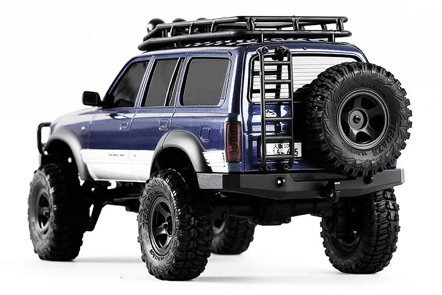 FMS FCX18 Toyota Land Cruiser 80 RC Rock Crawler Electric 4WD 1/18 Scale RTR - Blue image 85860