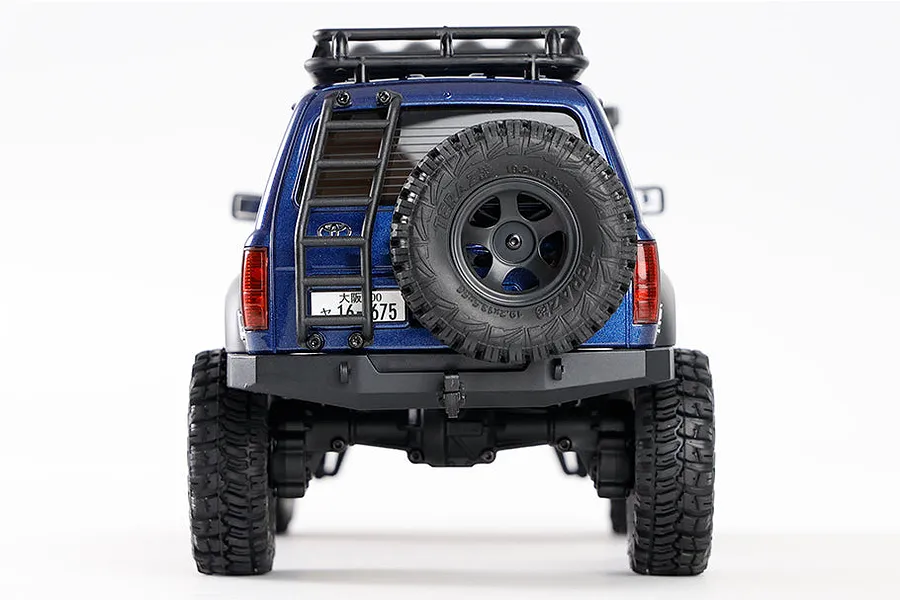 FMS FCX18 Toyota Land Cruiser 80 RC Rock Crawler Electric 4WD 1/18 Scale RTR - Blue image 85861