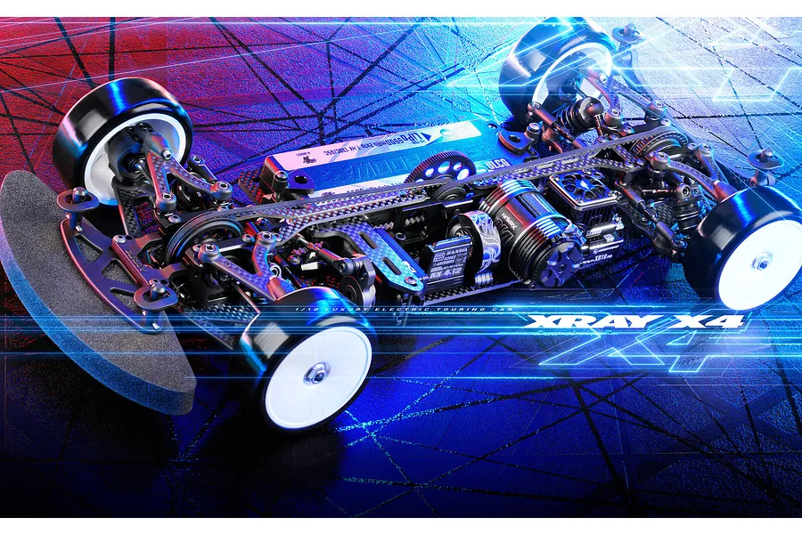 XRAY X4&amp;#039;24 Graphite Edition RC Touring Car Electric 4WD 1/10 Scale Kit image 85888