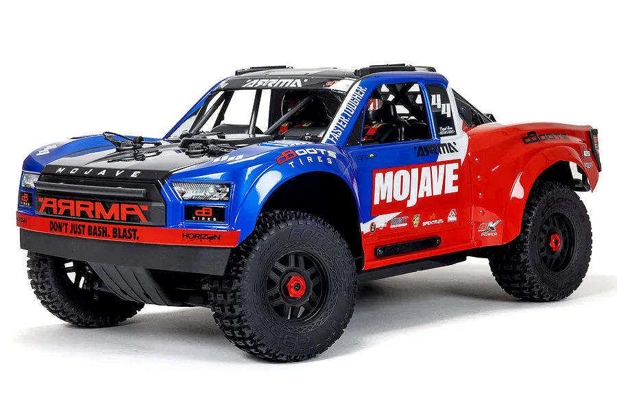 ARRMA Mojave 4X4 4S BLX RC Short Course Truck Electric Brushless 4WD 1/8 Scale RTR - Blue image 86028