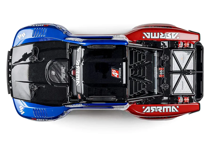 ARRMA Mojave 4X4 4S BLX RC Short Course Truck Electric Brushless 4WD 1/8 Scale RTR - Blue image 86036