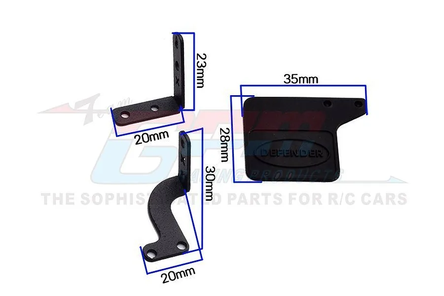 GPM Rubber Mudguard w/ Bracket Mounts image 2