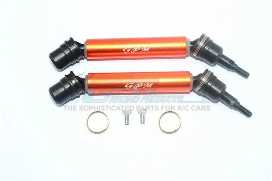 GPM Orange Aluminium &amp;amp; Steel Universal CVD Driveshafts 2Pcs image 86088