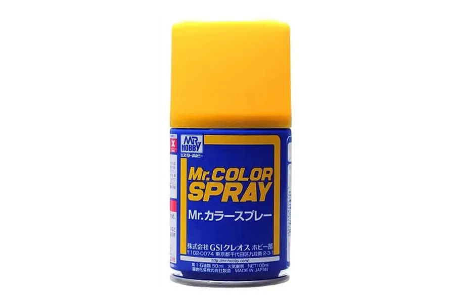 Mr Color Spray Gloss Yellow Acrylic Spray Paint image 86177