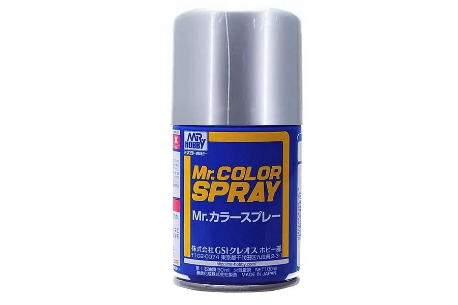 Mr Color Spray Metallic Silver Acrylic Spray Paint image 86180