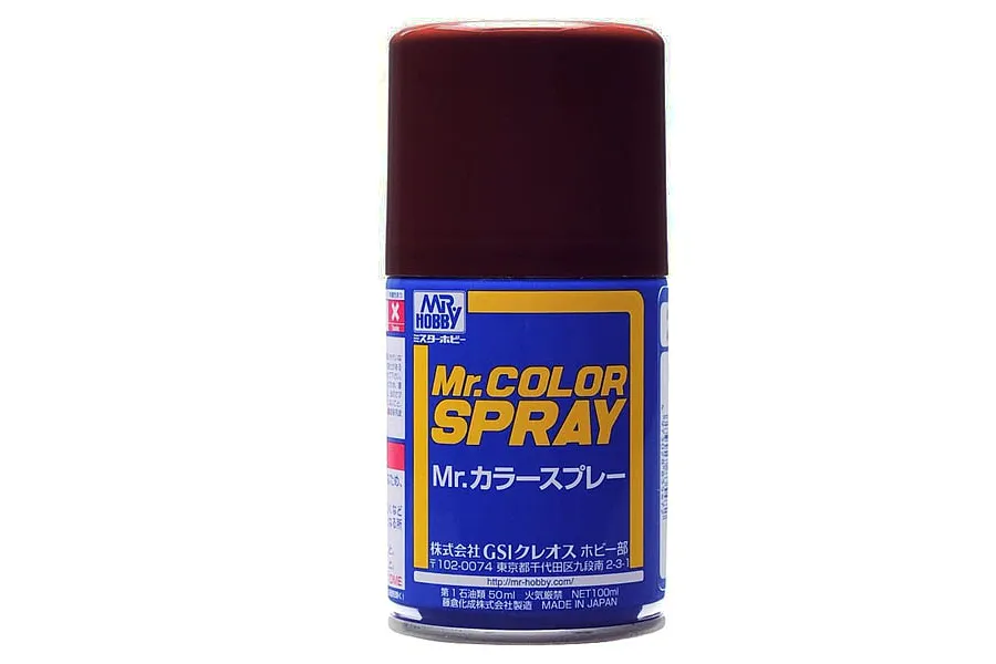 Mr Color Spray Semi Gloss Red Brown Acrylic Spray Paint image 86199