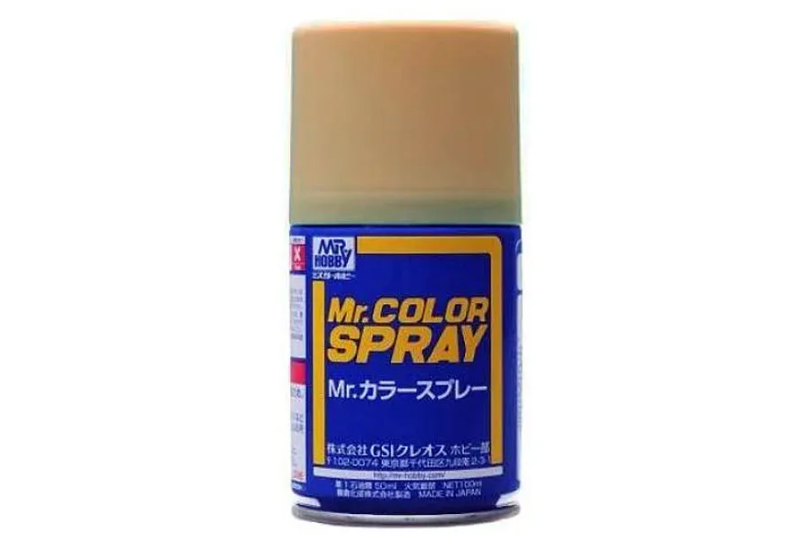 Mr Color Spray Semi Gloss Tan Acrylic Spray Paint image 86202