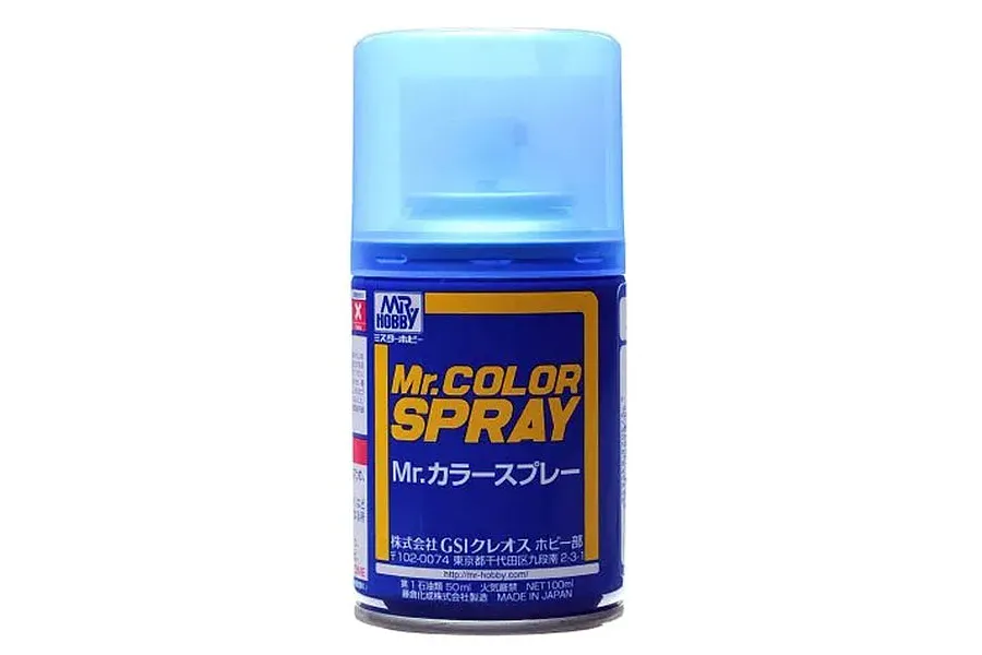 Mr Color Spray Gloss Clear Blue Acrylic Spray Paint image 86206