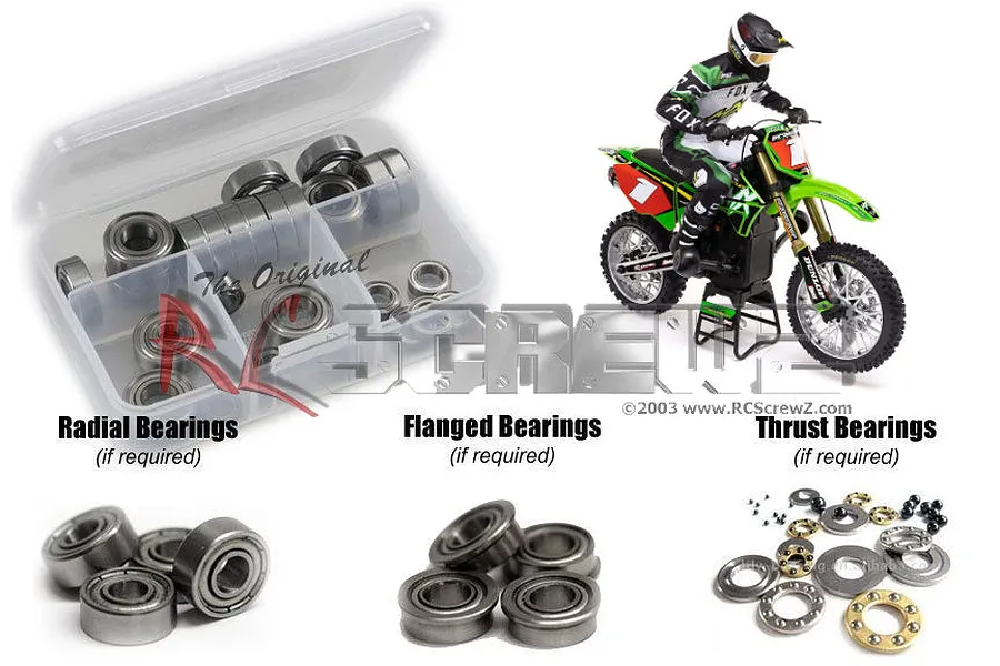 RC Screwz Promoto-MX Complete Metal Shielded Bearing Kit image 1