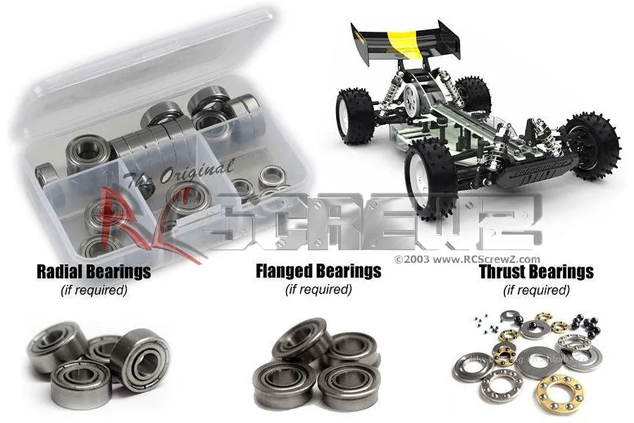 RC Screwz Procat Classic Complete Metal Shielded Bearing Kit image 1