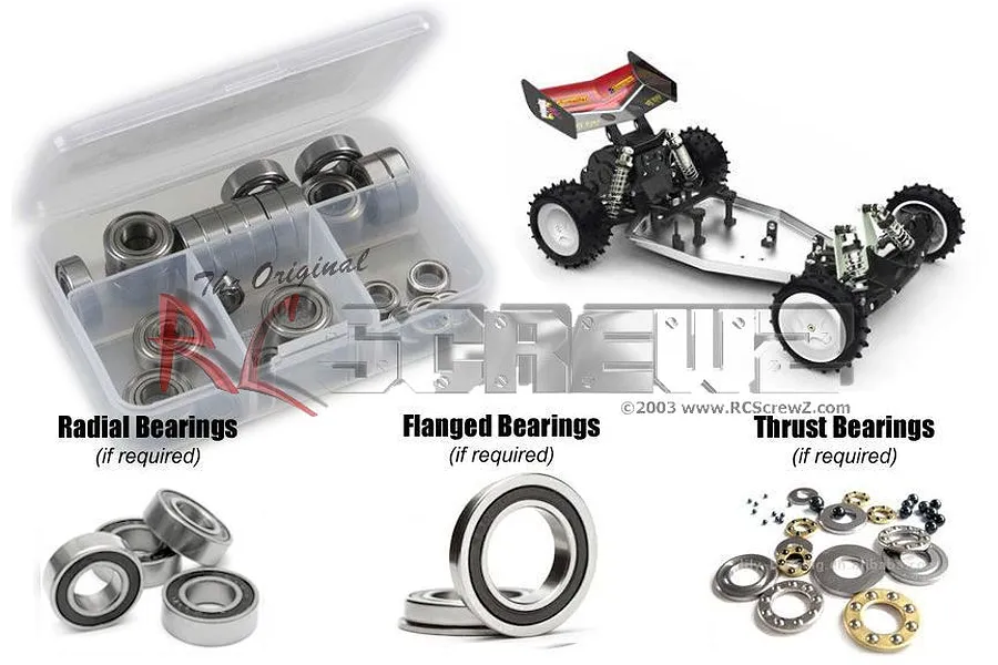 RC Screwz Schumacher Cougar Complete Rubber Shielded Bearing Kit image 1