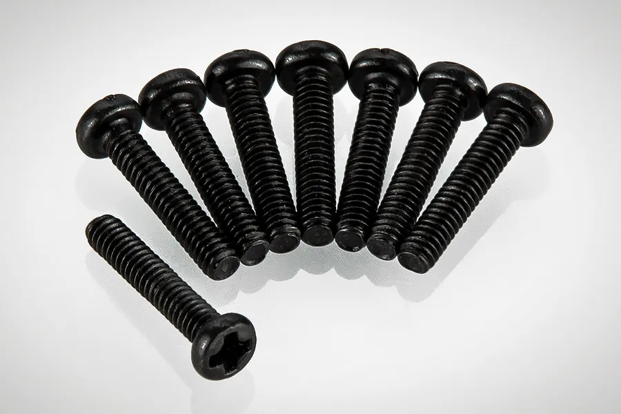 HSP 2x10mm Fine Thread Binder Head Screws 10Pcs image 1