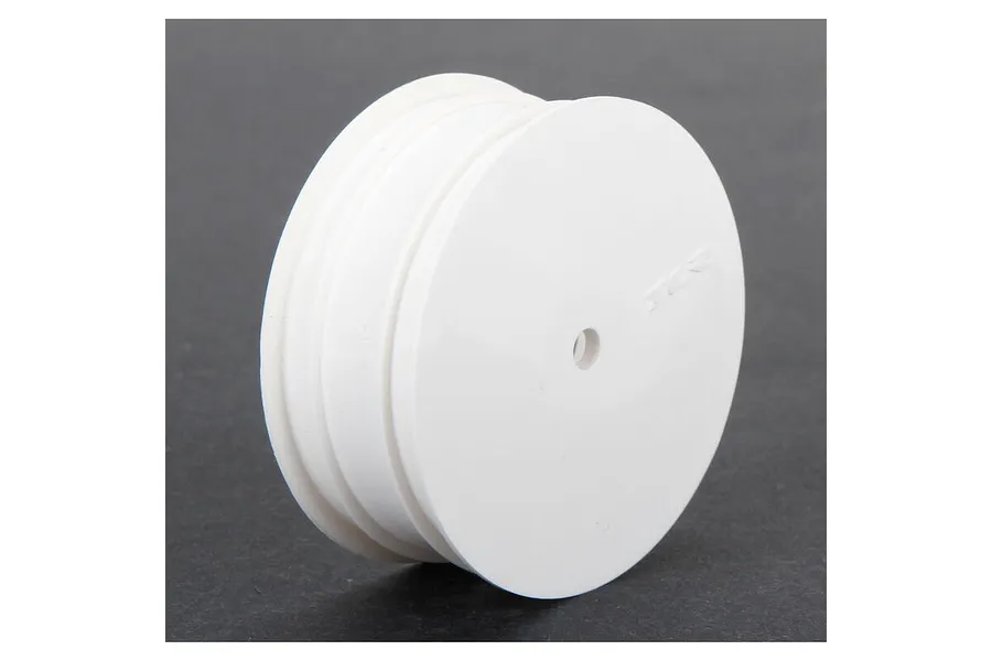 TLR 2.2&amp;quot; Front White Dish Rims 2Pcs image 86294