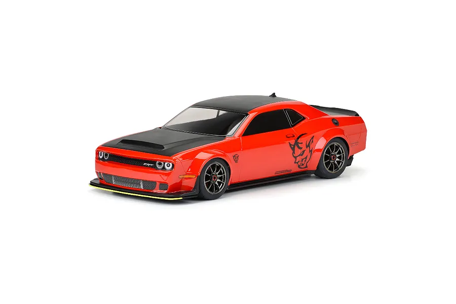 Pro-Line 1/7 Dodge Challenger SRT Demon Unpainted Body Shell - Clear image 86350