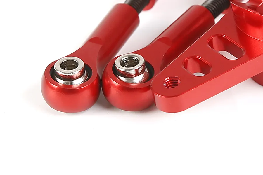 Rovan Red Aluminium Dual Steering Mounts Set image 7