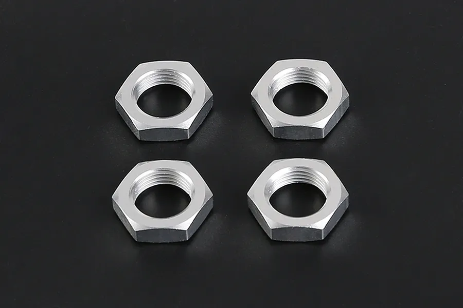 Rovan Silver Aluminium 18mm (24mm Hex) Wheel Nuts 4Pcs image 86483