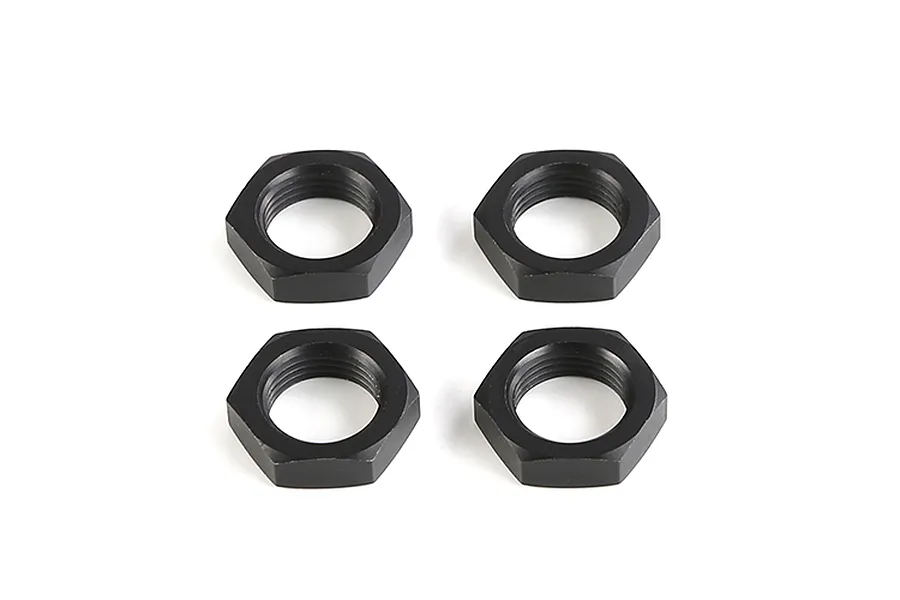 Rovan Black Aluminium 18mm (24mm Hex) Wheel Nuts 4Pcs image 86491