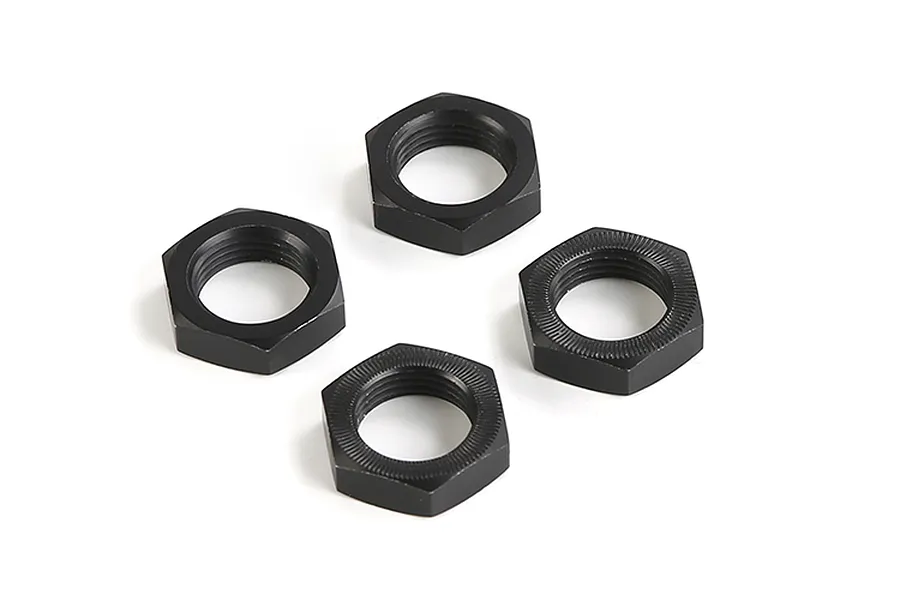 Rovan Black Aluminium 18mm (24mm Hex) Wheel Nuts 4Pcs image 86495
