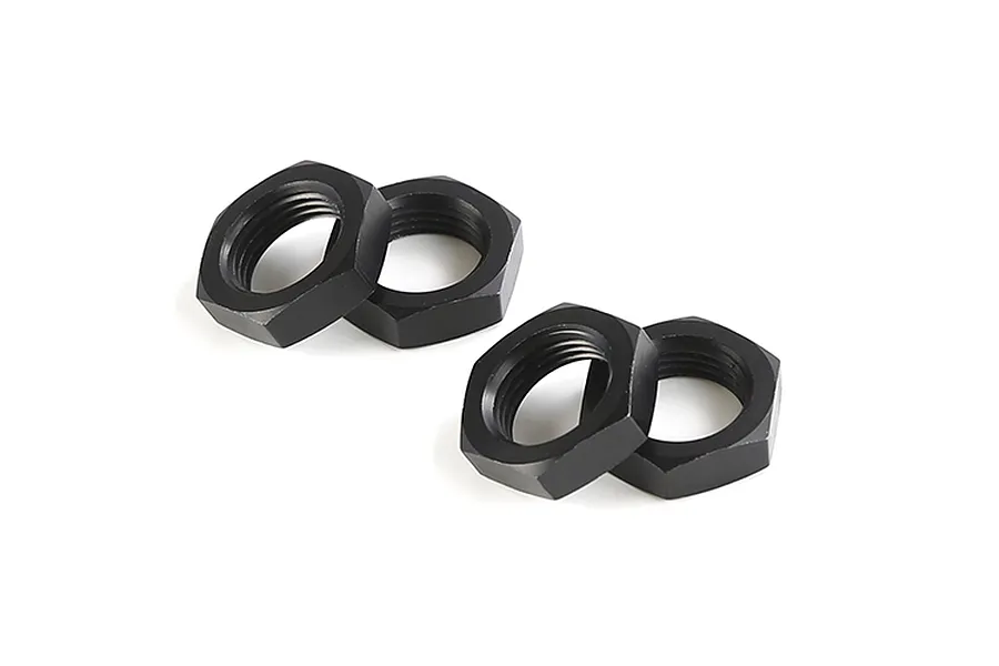 Rovan Black Aluminium 18mm (24mm Hex) Wheel Nuts 4Pcs image 86497