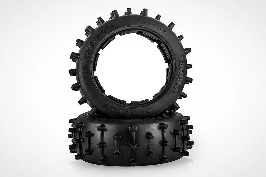 Rovan 4.7/5.5&amp;quot; Large Nail Front Tyres 2Pcs image 86580