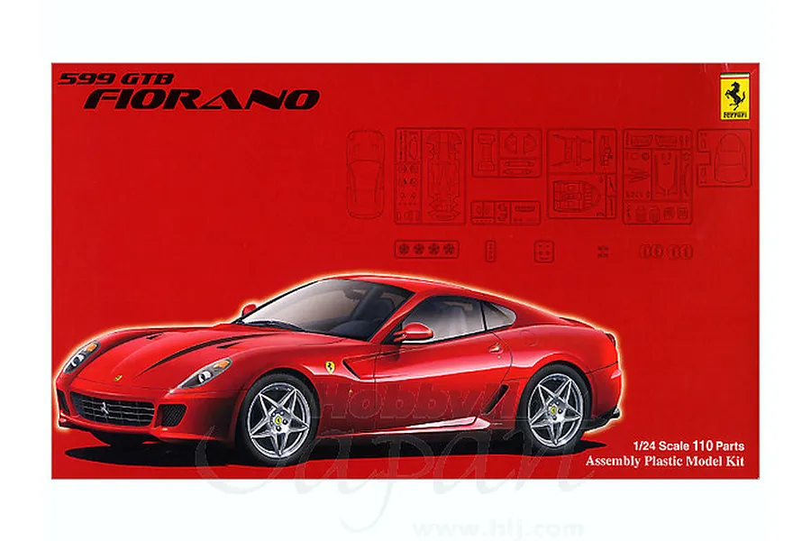 Fujimi 1/24 Ferrari 599GTB w/ Etching Parts Model Kit image 1