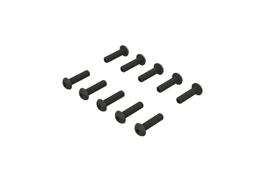 ARRMA 4x16mm Fine Thread Double Socket Button Head Screws 10Pcs image 86745