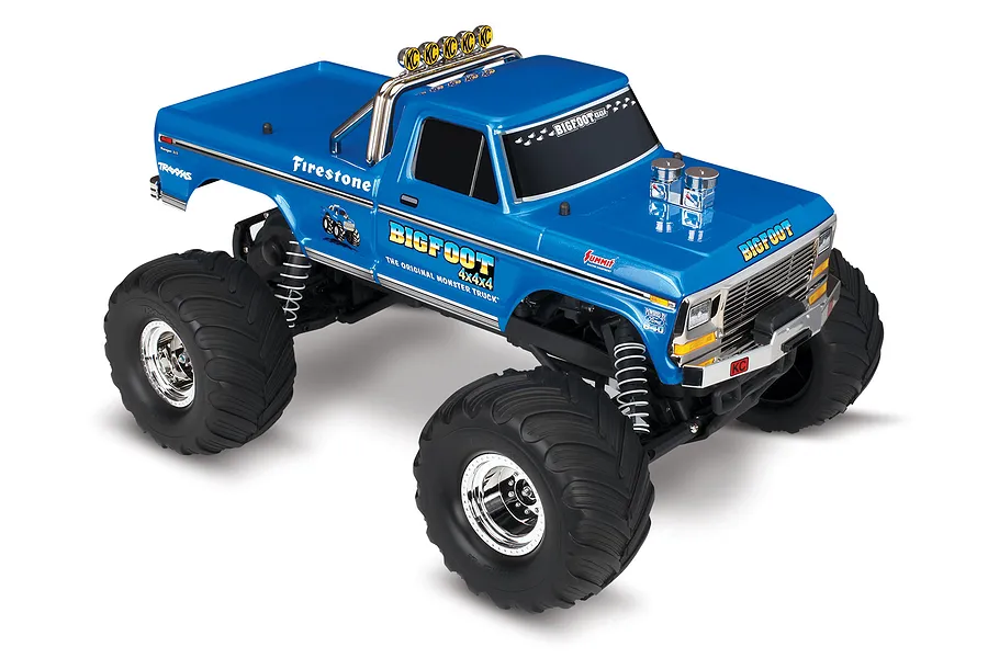 Traxxas Bigfoot No. 1 RC Monster Truck Electric 2WD 1/10 Scale RTR - Blue image 86799