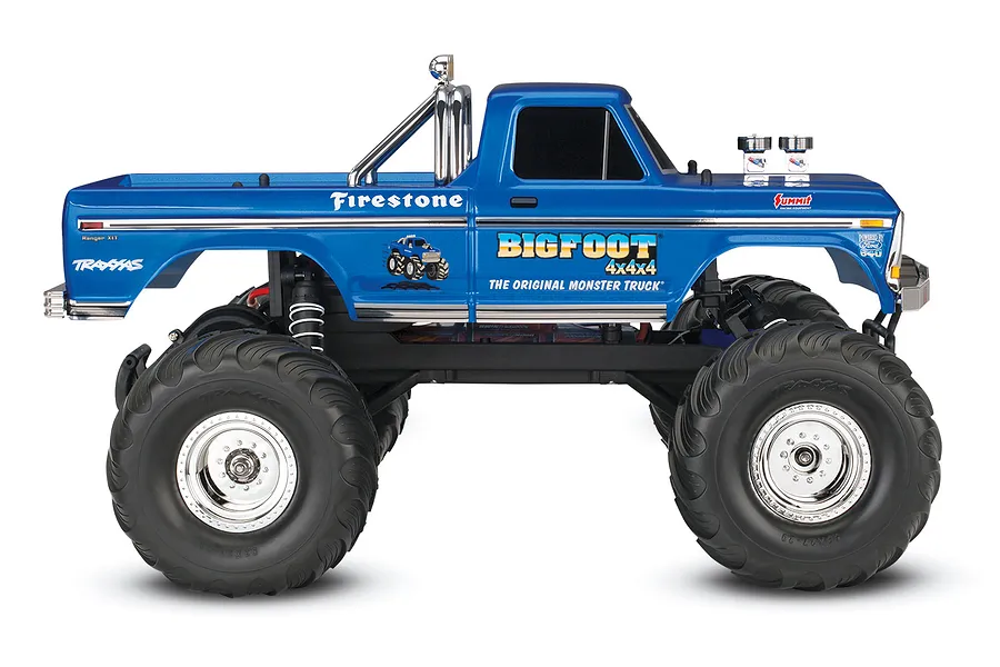 Traxxas Bigfoot No. 1 RC Monster Truck Electric 2WD 1/10 Scale RTR - Blue image 86800