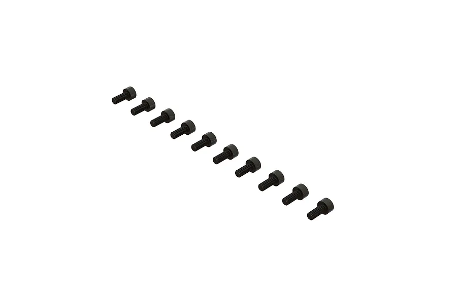 ARRMA 2.5x6mm Fine Thread Cap Head Screws 10Pcs image 86858