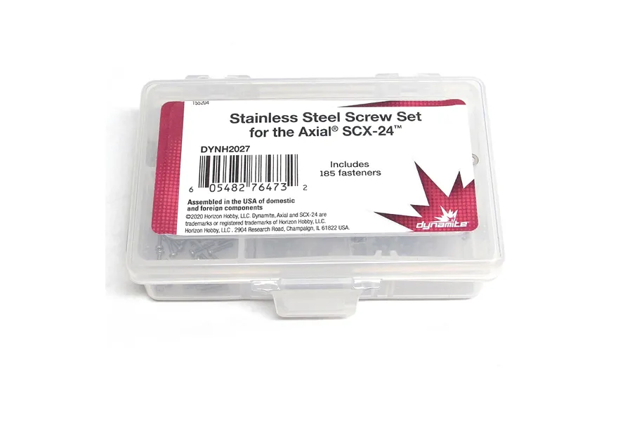 Dynamite SCX24 Stainless Steel Screw Set image 86895