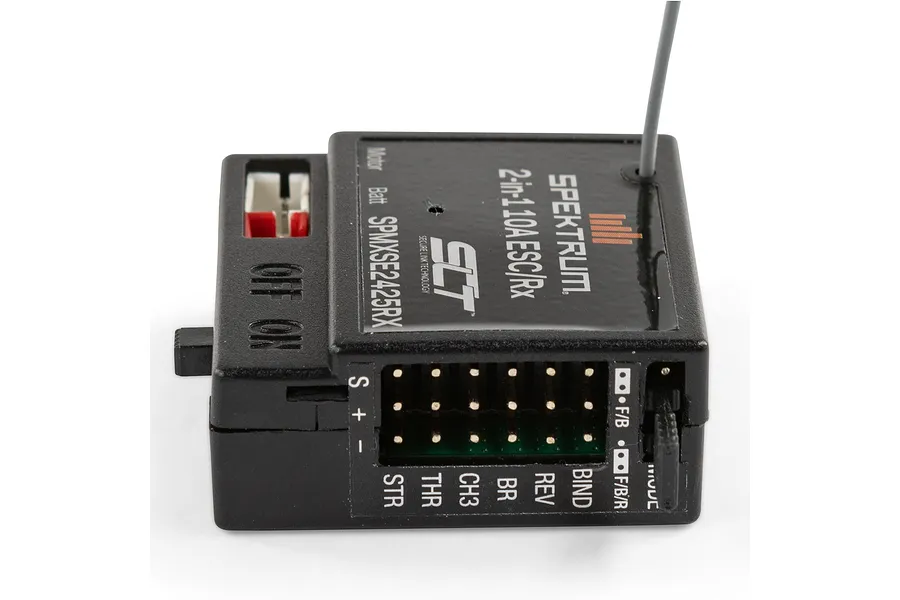 Spektrum 10A Brushed ESC &amp;amp; Receiver 2-in-1 Combo image 87022